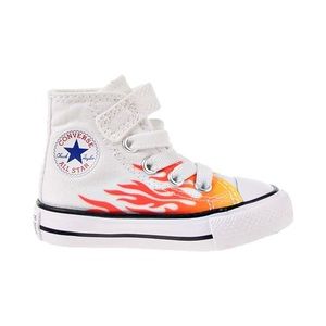 New! Converse Baby Chuck Taylor All Star Flames Shoes 🔥🔥🔥